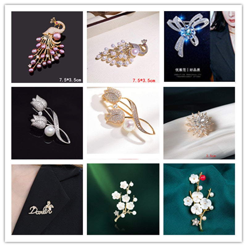 Stylish scarf clip accessory