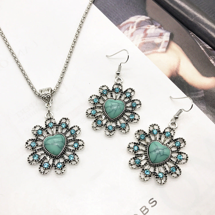 Elegant presentation of jewelry on a fabric background - image 7