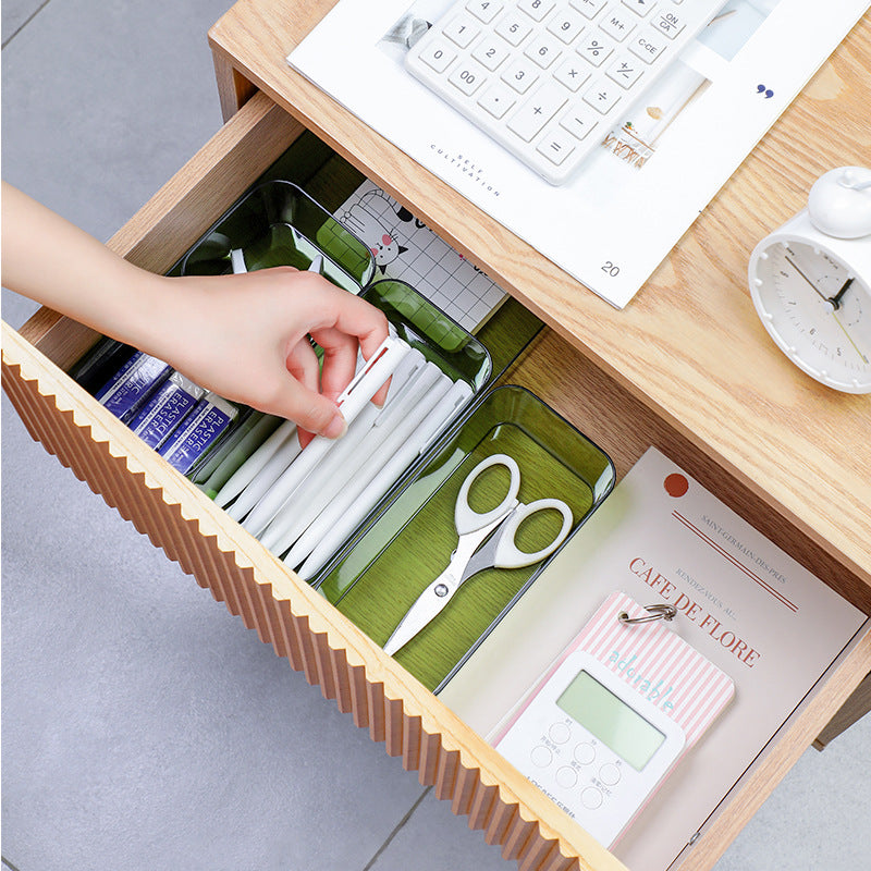 transparent plastic stationery box