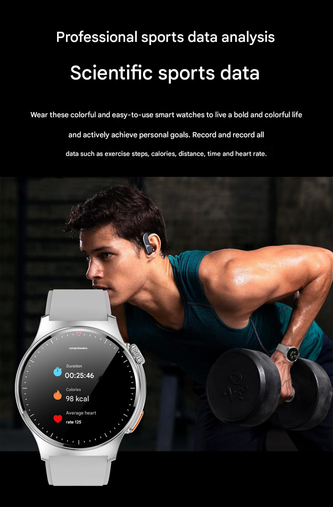 QW49 Smartwatch hands-on with user interface