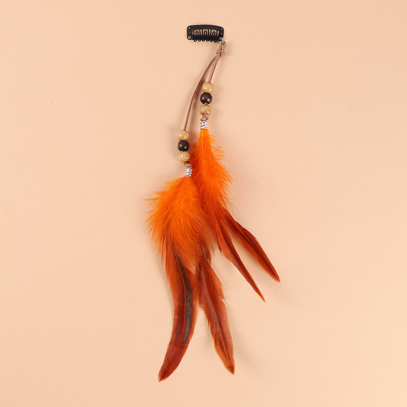 Unique feather fashion statement - image 7
