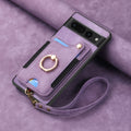 Light purple [with leather lanyard]