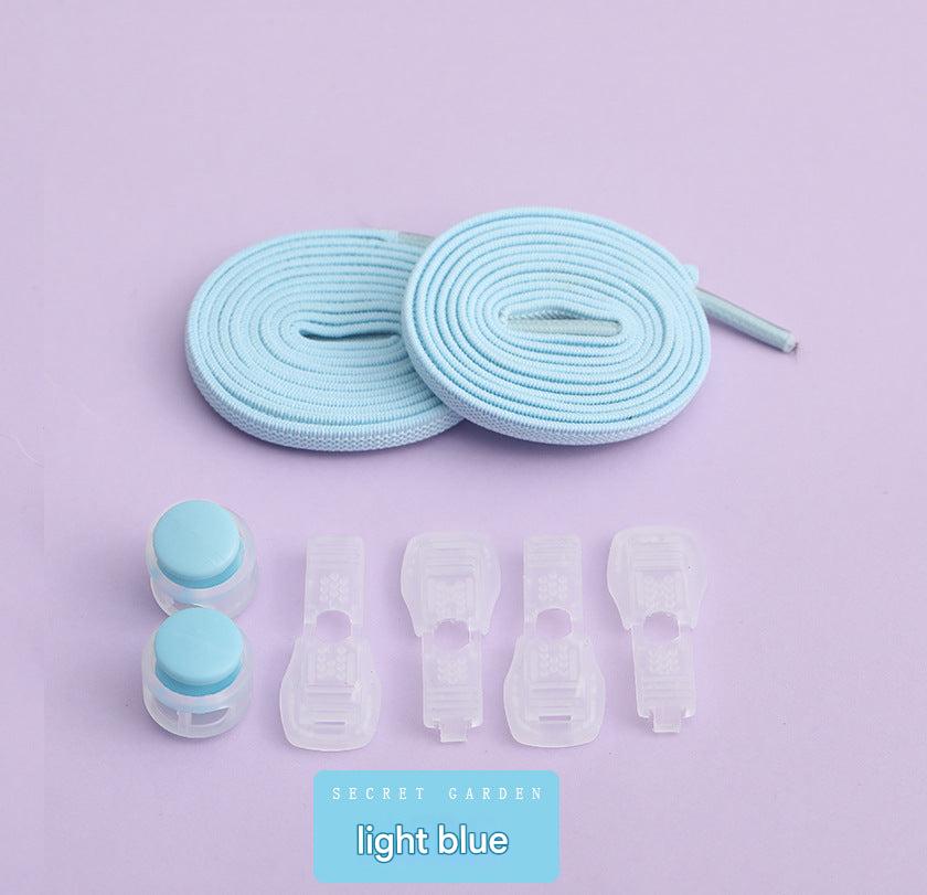 Adjustable elastic lace clips for sneakers