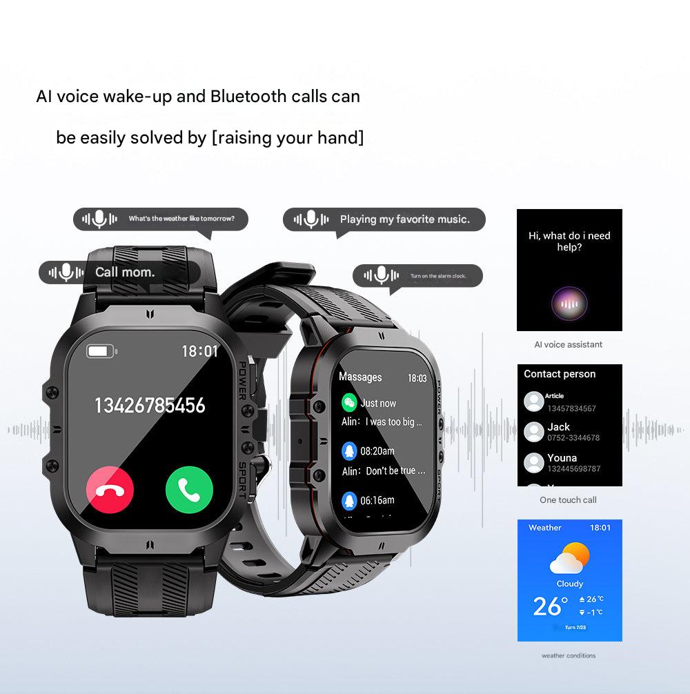 C26 smartwatch showcasing water resistance