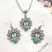 E5+X5 Peacock Display (Earring Necklace Set)