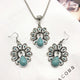 E5+X5 Peacock Display (Earring Necklace Set)
