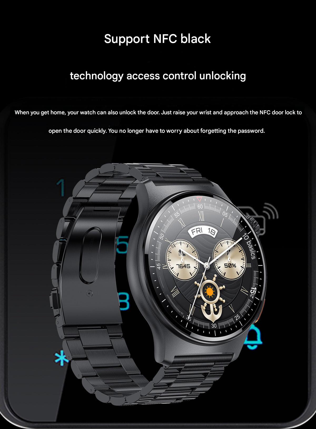 1.39 inch TFT display QW49 Smartwatch