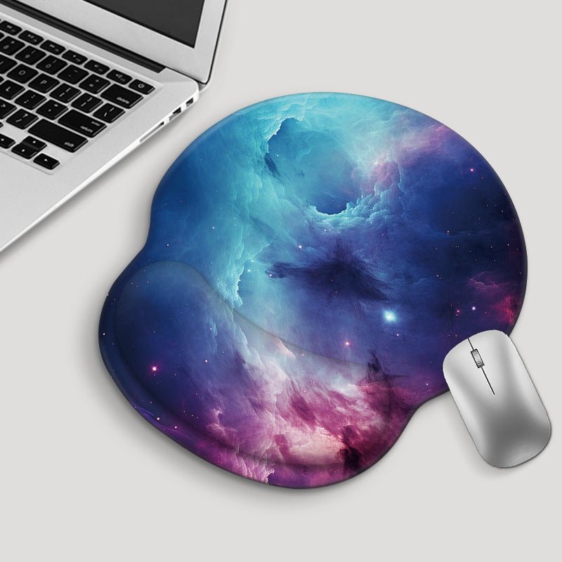 Custom Memory Foam Wrist Support Mouse Pad & Keyboard Rest for Ergonomic Comfort - Vibrant Designs