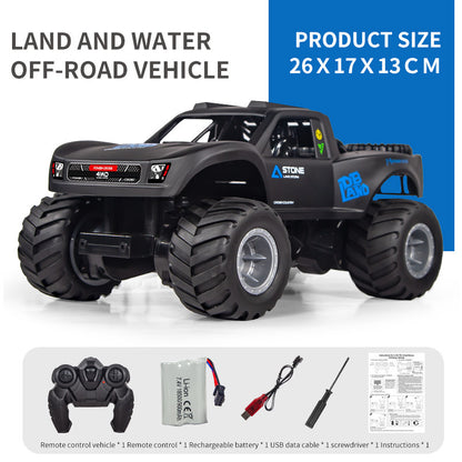 remote control car splashing water