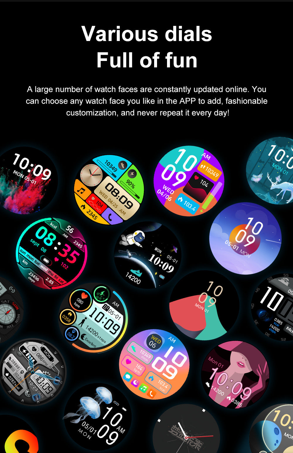 ZW60 Smartwatch Sports Mode Options