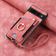 Pink [with leather lanyard]