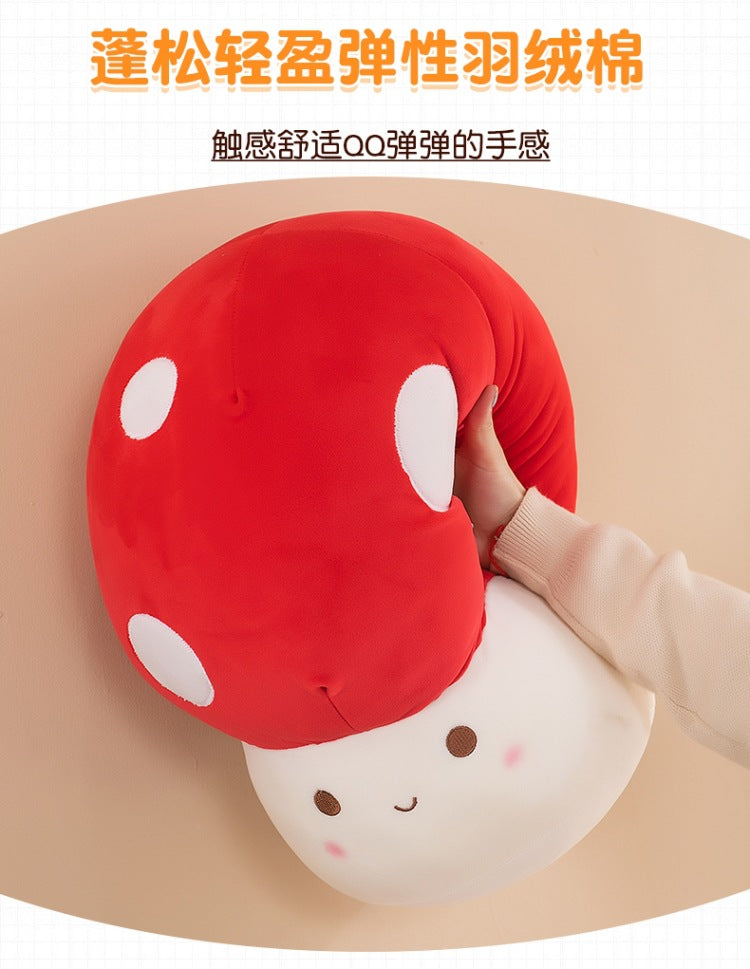 cute red mushroom figurine