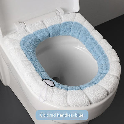 Easy-care Toilet Seat Cover in machine washable fabric