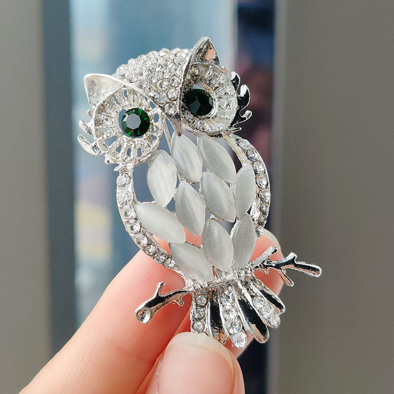 Chic Owl Brooch versatile fashion statement