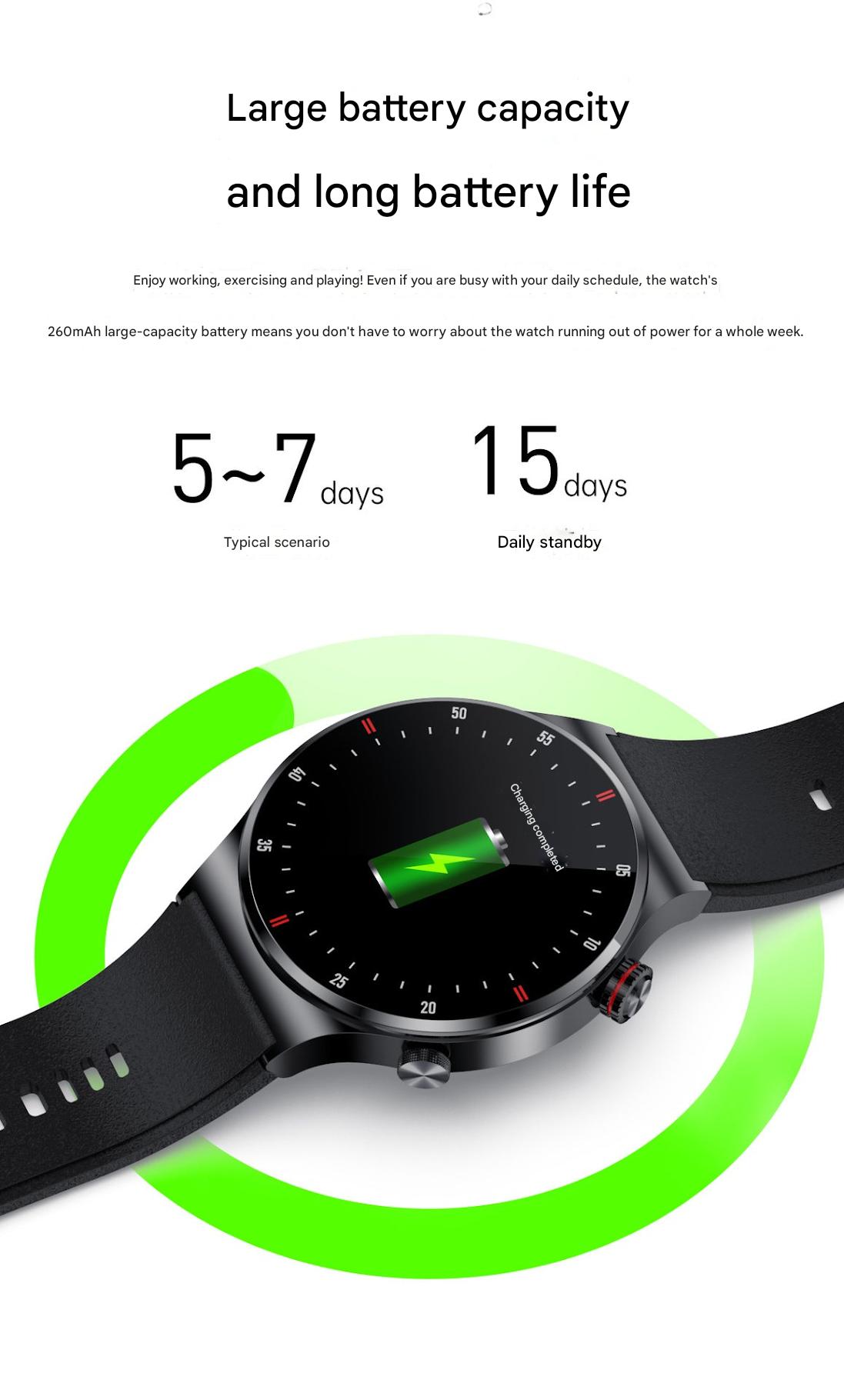 QW33 Smartwatch with Health Monitoring Features