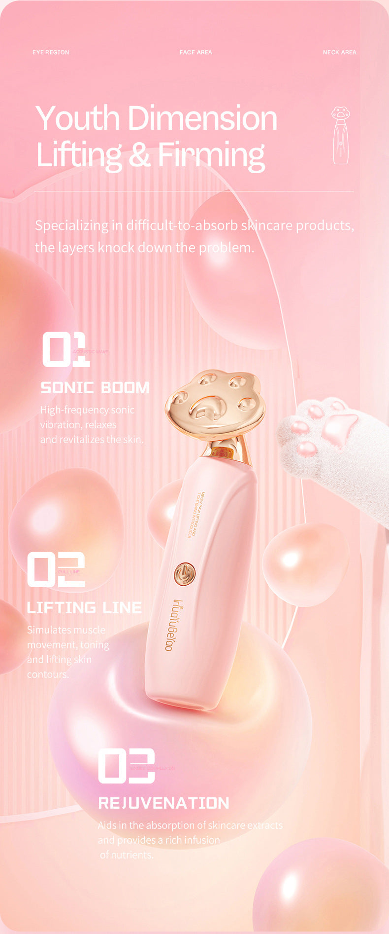 Ultrasonic Facial Massage Device Image 4