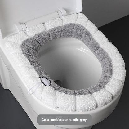 Non-slip Toilet Seat Cover on standard toilet