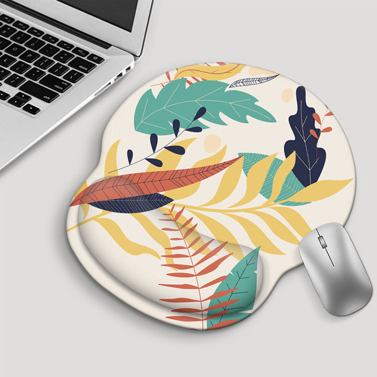 Custom Memory Foam Wrist Support Mouse Pad & Keyboard Rest for Ergonomic Comfort - Vibrant Designs