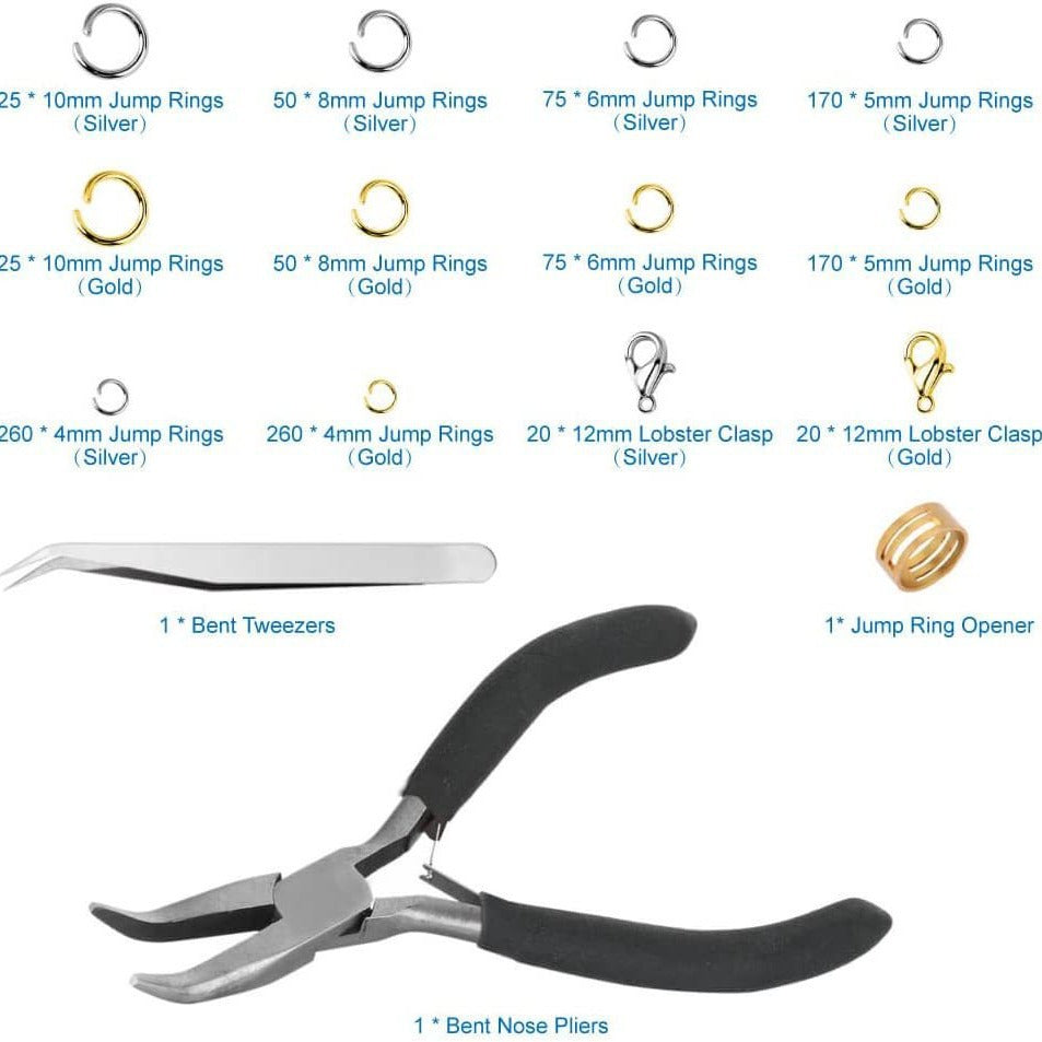 Open and closed rings for jewelry making image 4
