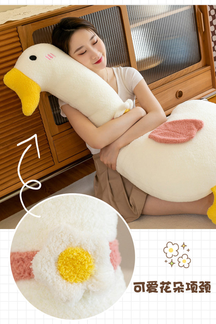 fluffy goose pillow