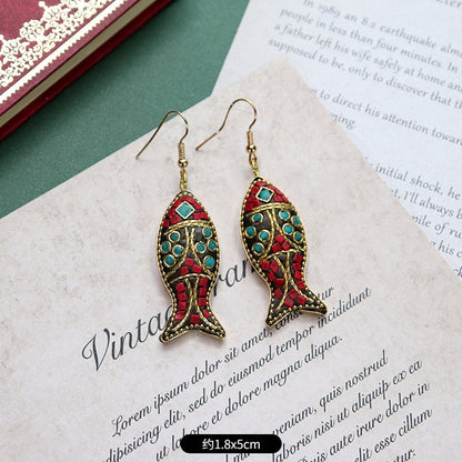 Bohemian style earrings image 2