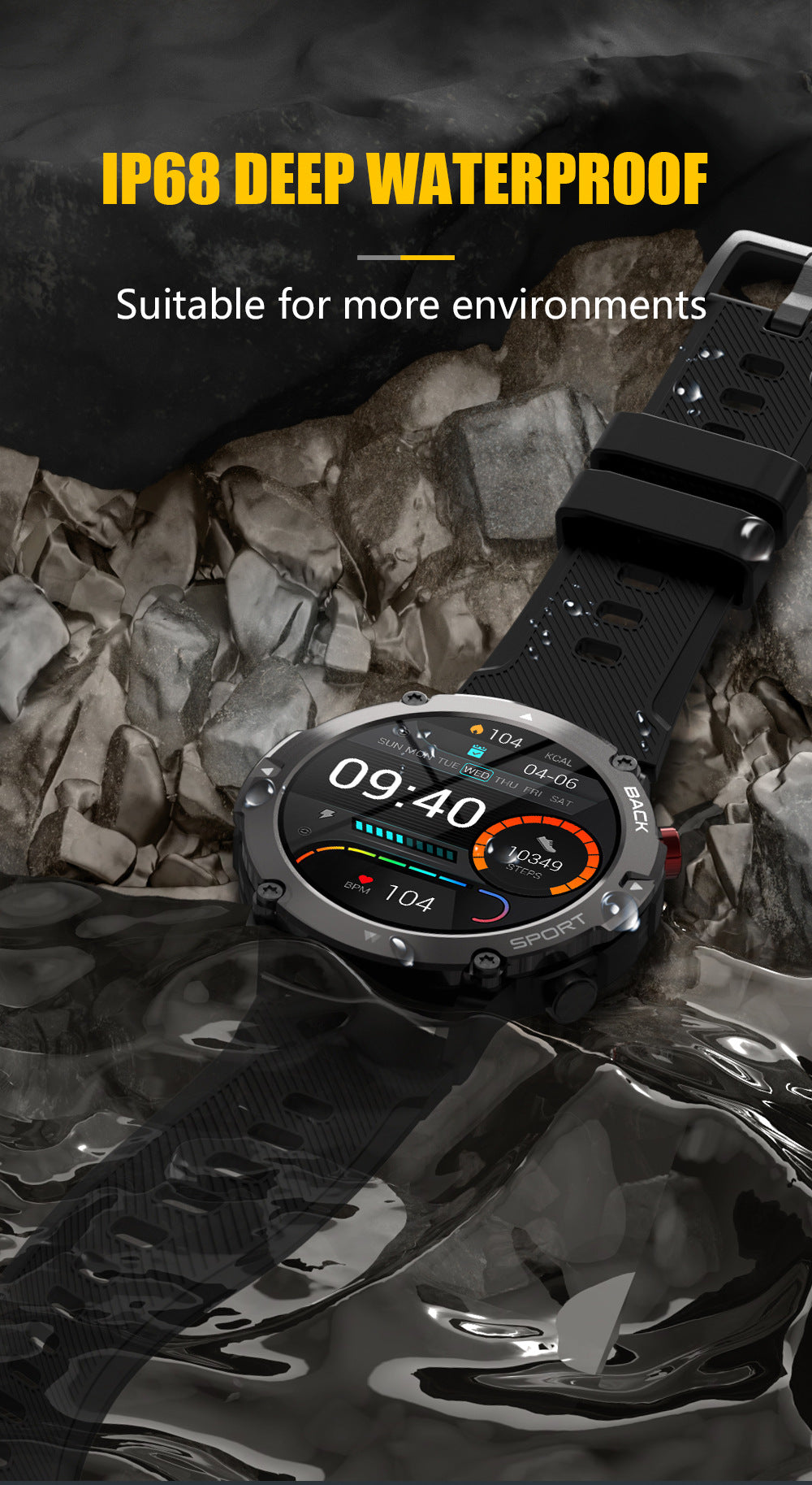 C21 Smartwatch Side View