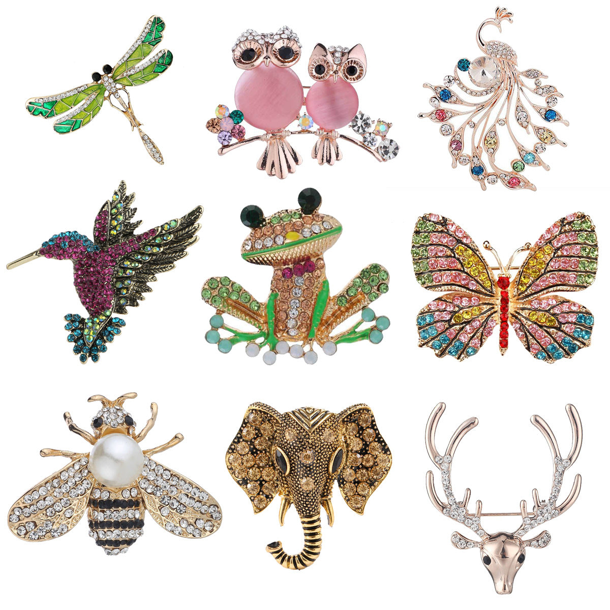 Charming animal-themed brooch
