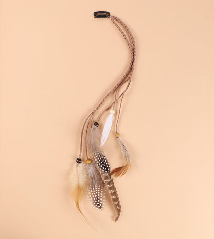 Vibrant feather hair accessory - image 2