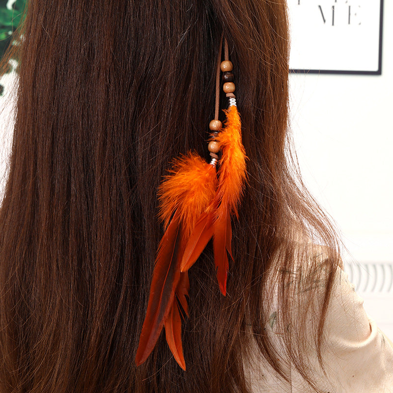 Creative hairstyle with bohemian clip - image 8