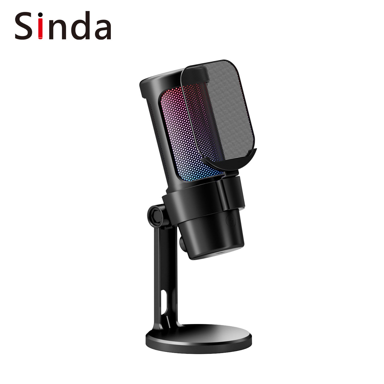 USB Live Streaming Microphone with Colorful Lights image 5