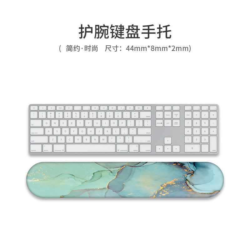 Custom Memory Foam Wrist Support Mouse Pad & Keyboard Rest for Ergonomic Comfort - Vibrant Designs