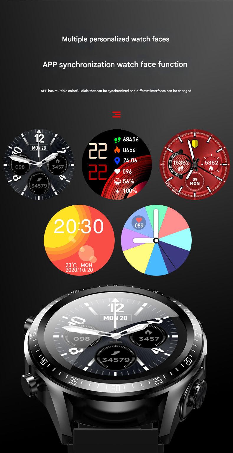 Smartwatch on wrist during exercise