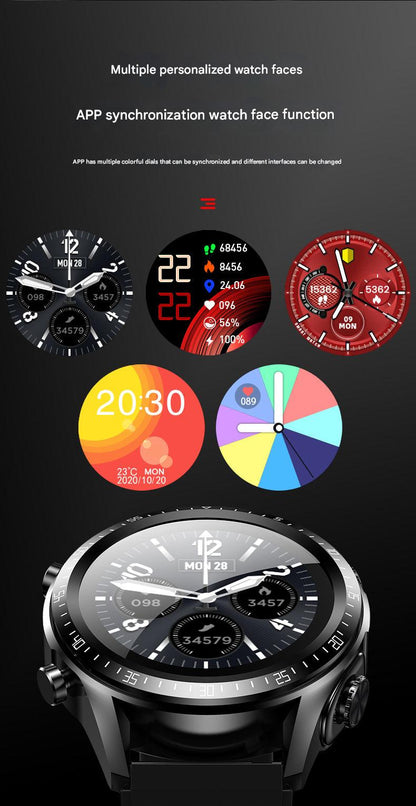 Smartwatch on wrist during exercise