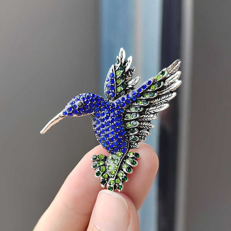 Durable Alloy Hummingbird Brooch 6