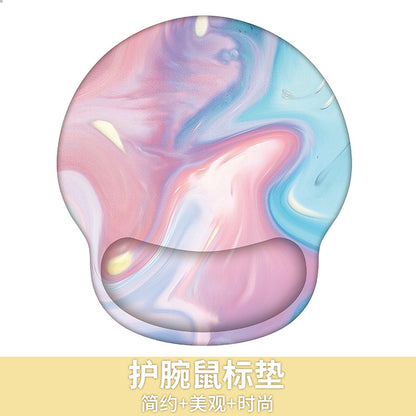 Custom Memory Foam Wrist Support Mouse Pad & Keyboard Rest for Ergonomic Comfort - Vibrant Designs