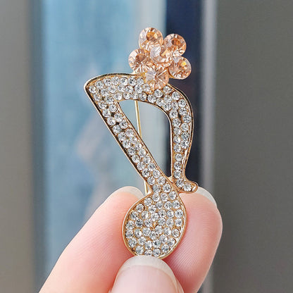 Creative Musical Note Brooch Image 9