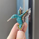 XZ0208-7 Light Blue Silver Base