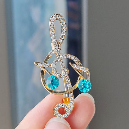 Creative Musical Note Brooch Image 6