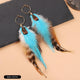7 - Blue Brown Two-tone Feather