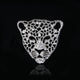 LX-5590 White K Leopard Head 4070604