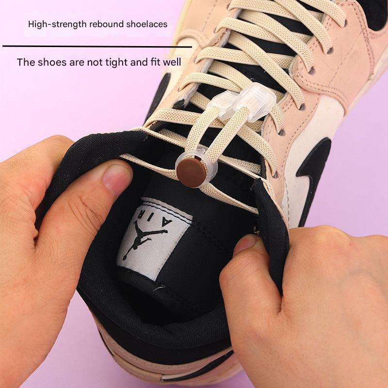 Adjustable elastic lace clips for sneakers