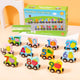 11-Piece Fruits and Vegetables Magnetic Train (Pack of 1)