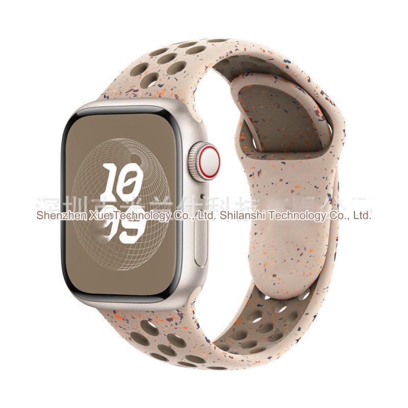 Dual Color Silicone Sport Band for Apple Watch Series 6, 7, 8, SE and Ultra - Comfortable & Durable