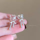 Silver Bowknot Ear Cuff