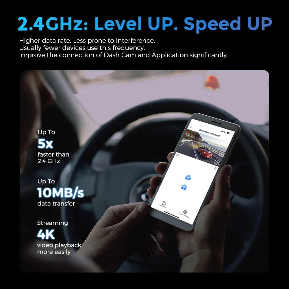 4K WiFi Dash Cam with Night Vision Image 1