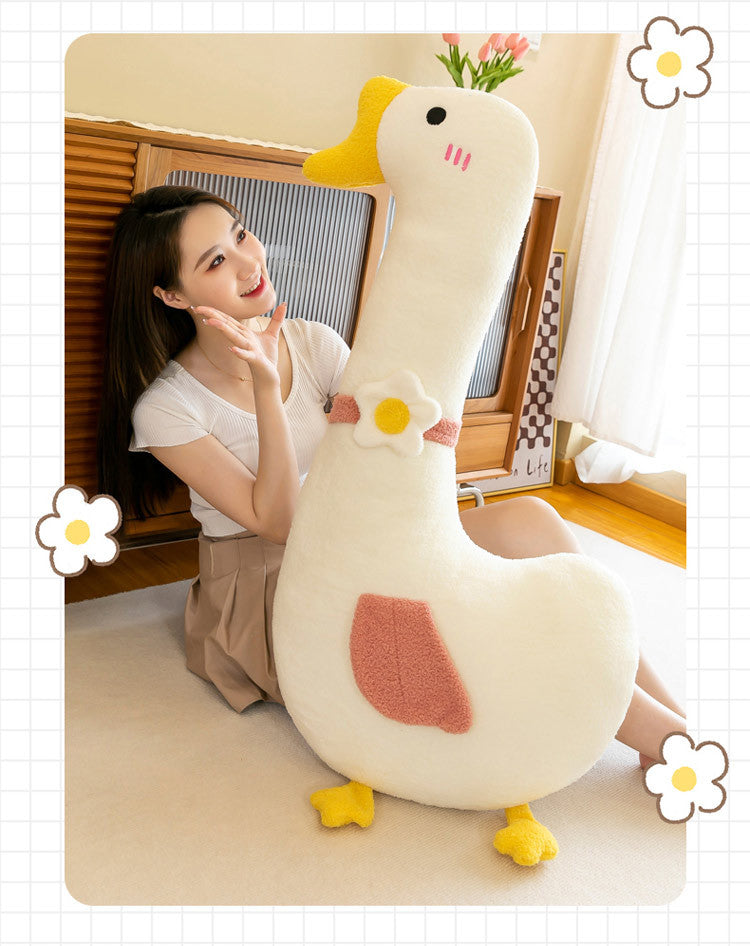 fluffy goose pillow