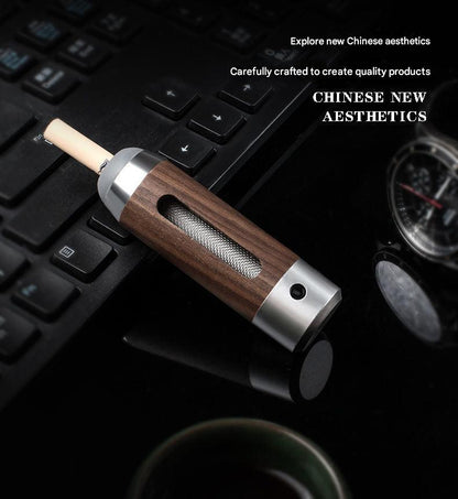 black smokeless vehicle ashtray