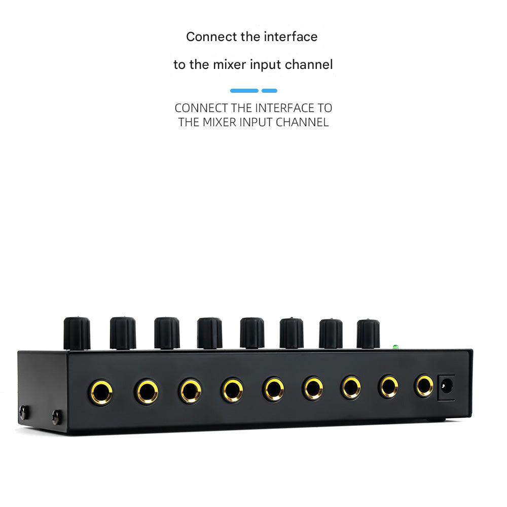 HA800 with multiple headphones connected
