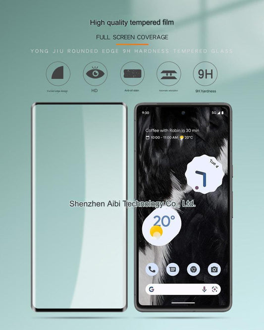 Ultimate Curved 3D Tempered Glass Screen Protector for Google Pixel 7 Pro