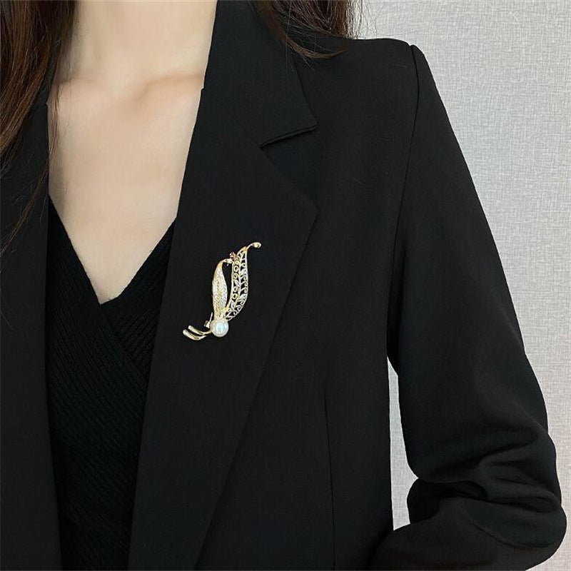 Fashion Jewelry Leaf Brooch - Image 7